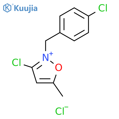 Isoxazolium, 3-chloro-2-[(4-chlorophenyl)methyl]-5-methyl-, chloride structure