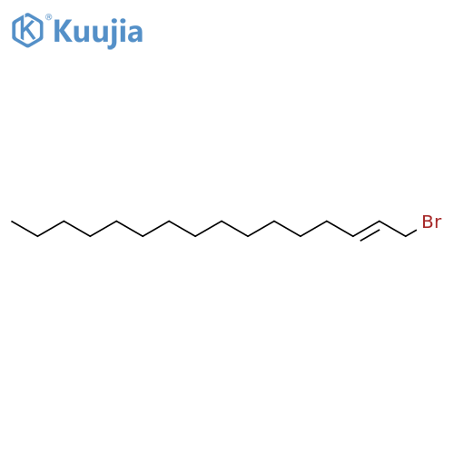 2-Hexadecene, 1-bromo-, (E)- structure
