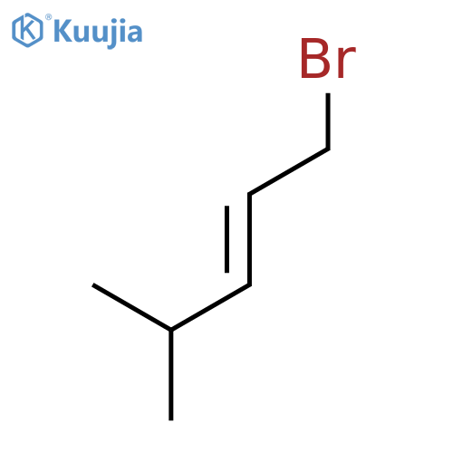 2-Pentene, 1-bromo-4-methyl-, (2E)- structure