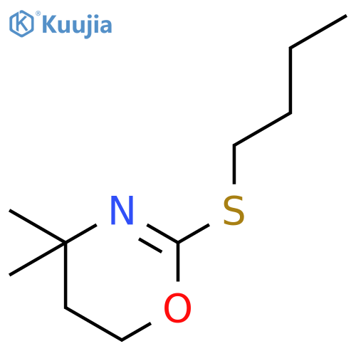 4H-1,3-OXAZINE, 2-(BUTYLTHIO)-5,6-DIHYDRO-4,4-DIMETHYL- structure