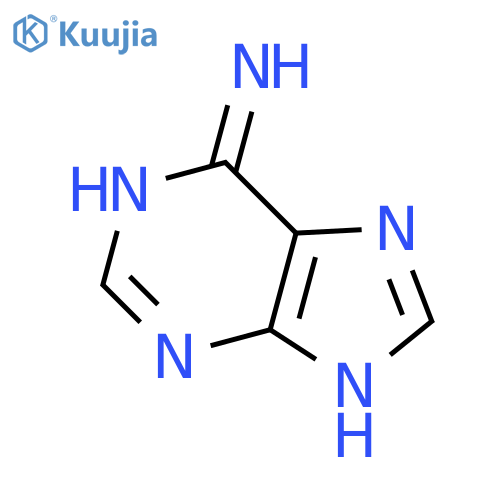 6H-Purin-6-imine, 1,9-dihydro- (9CI) structure