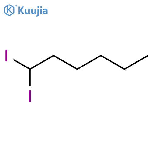 Hexane, 1,1-diiodo- structure