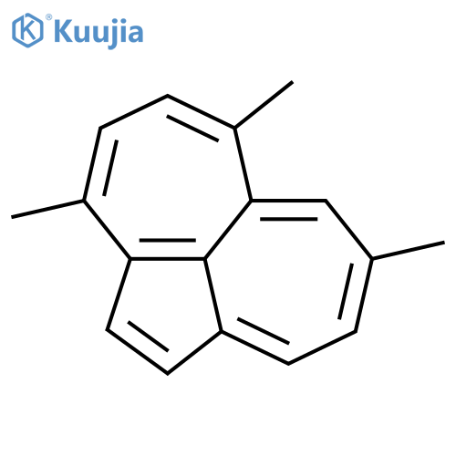 CYCLOPENTA[EF]HEPTALENE, 3,5,8-TRIMETHYL- structure