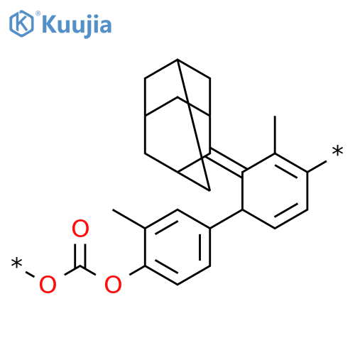 POLY[OXYCARBONYLOXY(2-METHYL-1,4-PHENYLENE)TRICYCLO[3.3.1.13,7]DECYLIDENE(3-METHYL-1,4-PHENYLENE)] structure