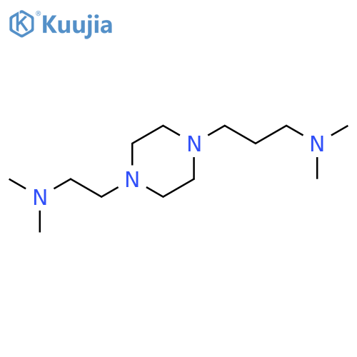 1-Piperazinepropanamine, 4-[2-(dimethylamino)ethyl]-N,N-dimethyl- structure