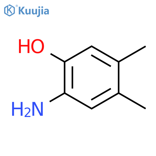 2-Amino-4,5-dimethylphenol structure