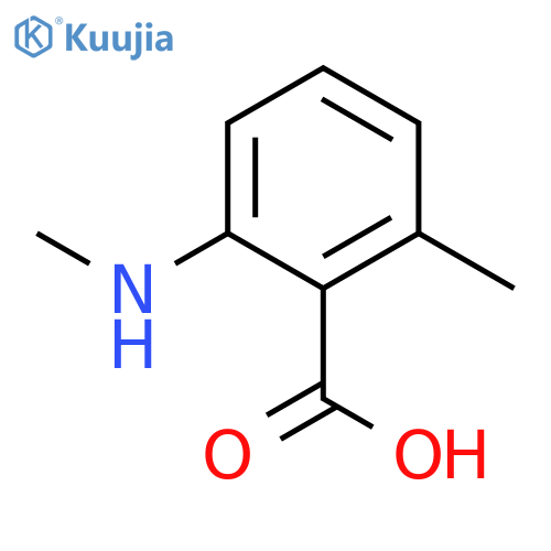2-Methyl-6-methylamino-benzoic acid structure
