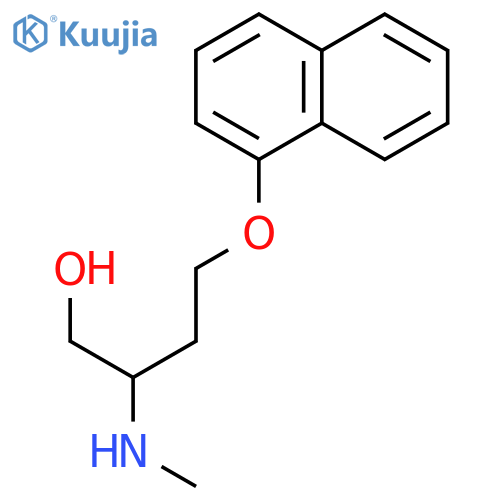1-Butanol, 2-(methylamino)-4-(1-naphthalenyloxy)- structure