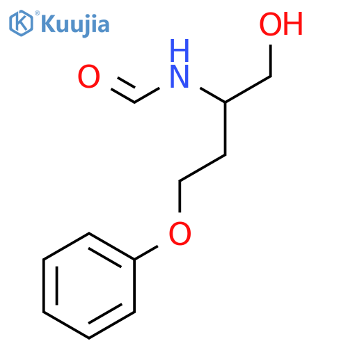 FORMAMIDE, N-[1-(HYDROXYMETHYL)-3-PHENOXYPROPYL]- structure