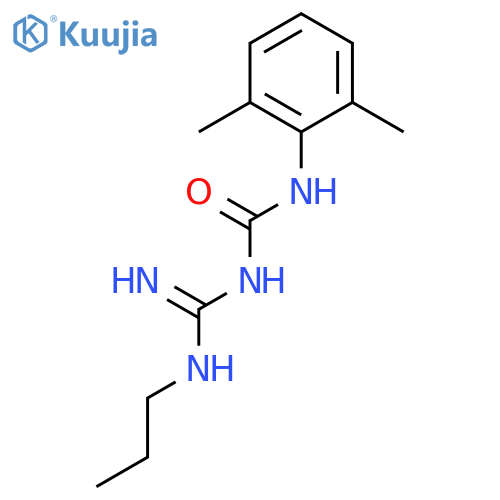 UREA, N-(2,6-DIMETHYLPHENYL)-N'-[IMINO(PROPYLAMINO)METHYL]- structure