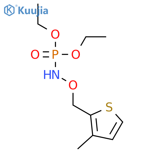 PHOSPHORAMIDIC ACID, [(3-METHYL-2-THIENYL)METHOXY]-, DIETHYL ESTER structure