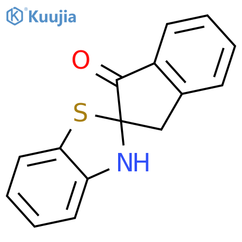 SPIRO[BENZOTHIAZOLE-2(3H),2'-[2H]INDEN]-1'(3'H)-ONE structure