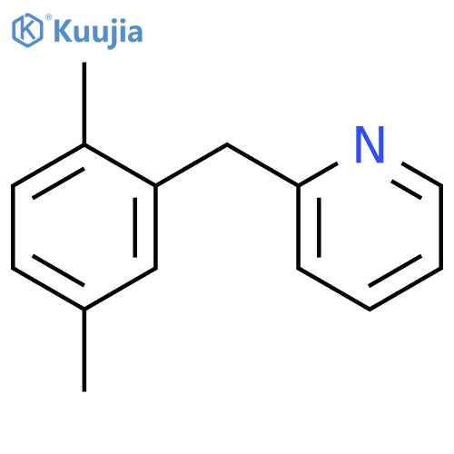 PYRIDINE, 2-[(2,5-DIMETHYLPHENYL)METHYL]- structure