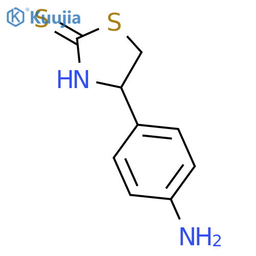 2-THIAZOLIDINETHIONE, 4-(4-AMINOPHENYL)- structure