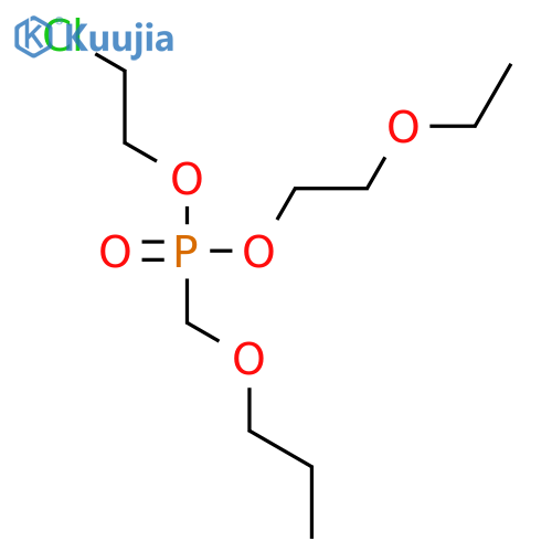 PHOSPHONIC ACID, (PROPOXYMETHYL)-, 2-CHLOROETHYL 2-ETHOXYETHYL ESTER structure