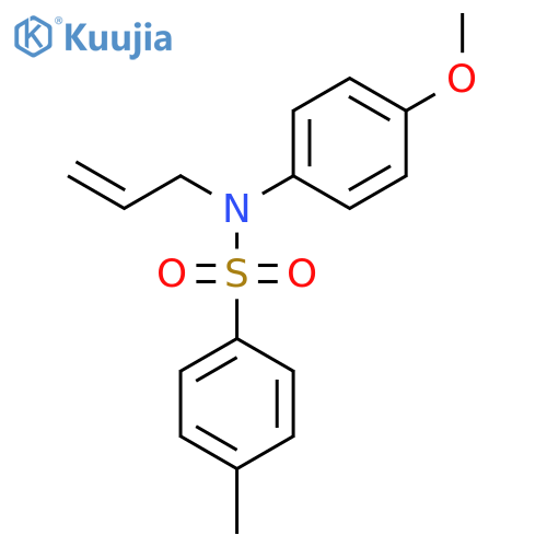 BENZENESULFONAMIDE, N-(4-METHOXYPHENYL)-4-METHYL-N-2-PROPENYL- structure