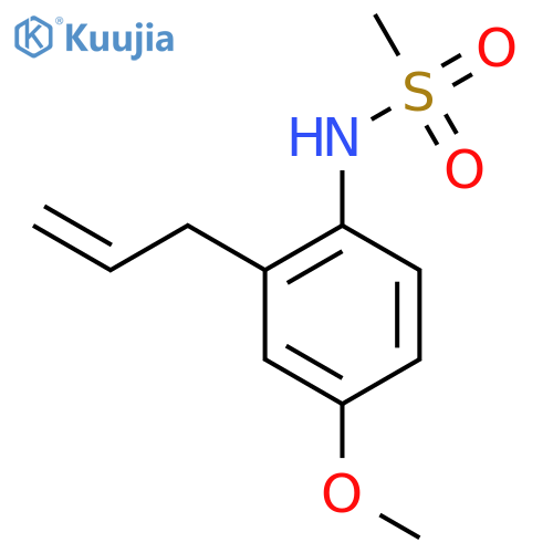 Methanesulfonamide, N-[4-methoxy-2-(2-propenyl)phenyl]- structure