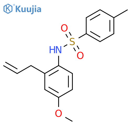 Benzenesulfonamide, N-[4-methoxy-2-(2-propenyl)phenyl]-4-methyl- structure
