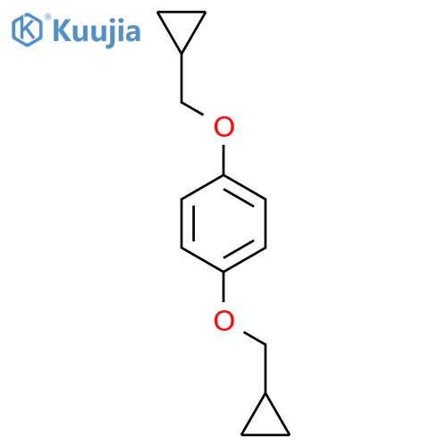 Benzene, 1,4-bis(cyclopropylmethoxy)- structure