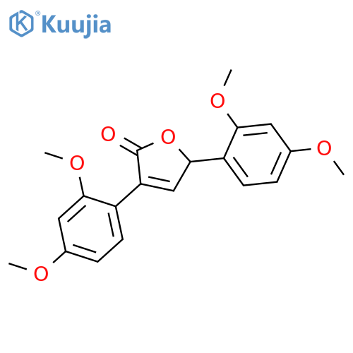2(5H)-FURANONE, 3,5-BIS(2,4-DIMETHOXYPHENYL)- structure