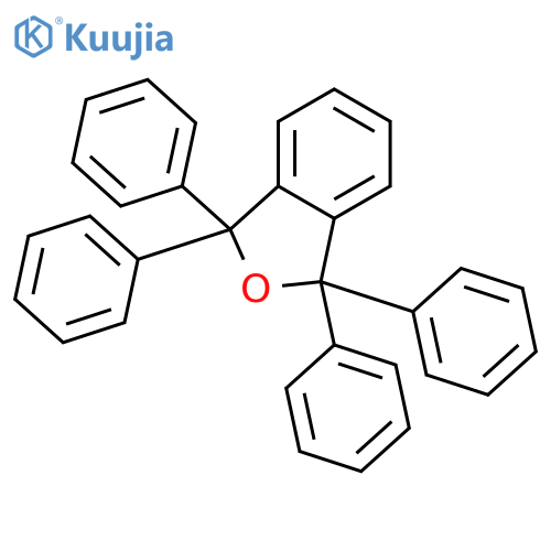 Isobenzofuran,1,3-dihydro-1,1,3,3-tetraphenyl- structure