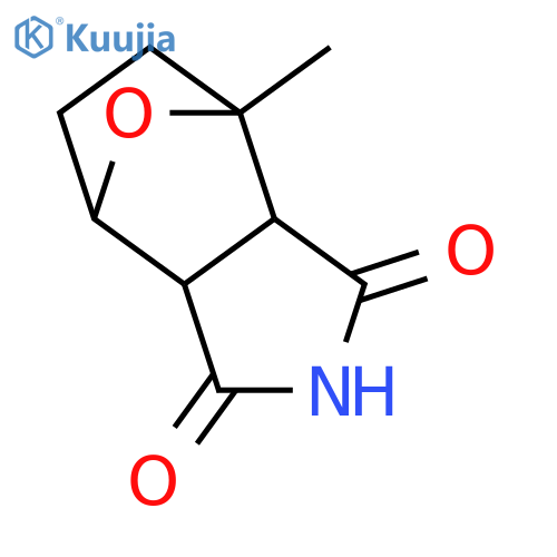 7-methyl-4,5,6,7a-tetrahydro-3ah-octahydro-1h-4,7-epoxyisoindole-1,3-dione structure