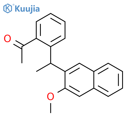 ETHANONE, 1-[2-[1-(3-METHOXY-2-NAPHTHALENYL)ETHYL]PHENYL]- structure