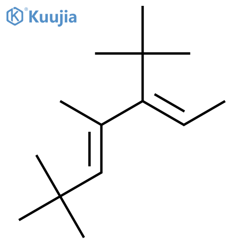 2,4-Heptadiene, 3-(1,1-dimethylethyl)-4,6,6-trimethyl-, (E,E)- structure