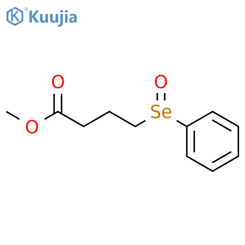 Methyl 4-(benzeneseleninyl)butanoate structure