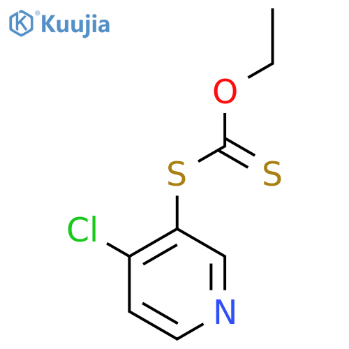 CARBONODITHIOIC ACID, S-(4-CHLORO-3-PYRIDINYL) O-ETHYL ESTER structure