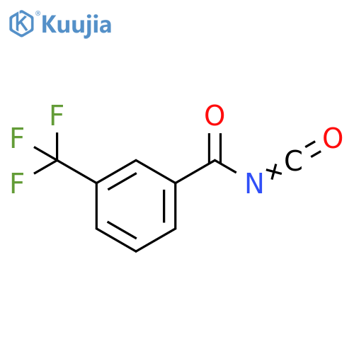 Benzoyl isocyanate, 3-(trifluoromethyl)- structure