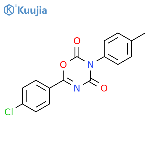 2H-1,3,5-Oxadiazine-2,4(3H)-dione,6-(4-chlorophenyl)-3-(4-methylphenyl)- structure