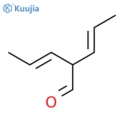 3-Pentenal, 2-(1-propenyl)- structure