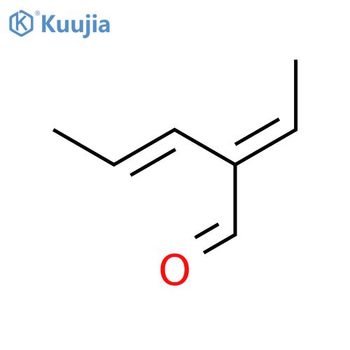 3-Pentenal, 2-ethylidene- structure
