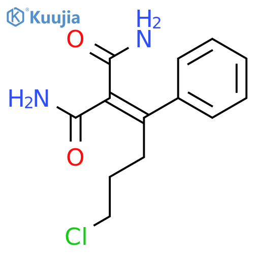 PROPANEDIAMIDE, 2-(4-CHLORO-1-PHENYLBUTYLIDENE)- structure