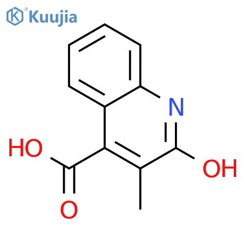 3-methyl-2-oxo-1,2-dihydroquinoline-4-carboxylic acid structure