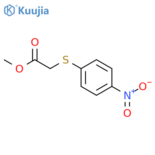 Acetic acid,2-[(4-nitrophenyl)thio]-, methyl ester structure