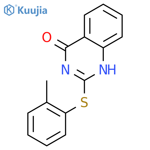 2-(2-methylphenyl)sulfanyl-1h-quinazolin-4-one structure