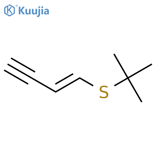 1-BUTEN-3-YNE, 1-[(1,1-DIMETHYLETHYL)THIO]-, (E)- structure
