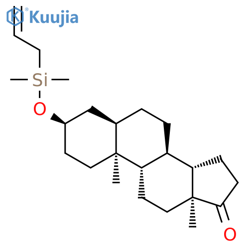 Androstan-17-one, 3-[(dimethyl-2-propenylsilyl)oxy]-, (3a,5b)- structure