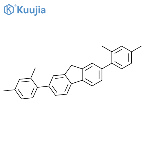 9H-Fluorene, 2,7-bis(2,4-dimethylphenyl)- structure