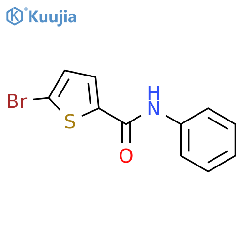 2-Thiophenecarboxamide, 5-bromo-N-phenyl- structure