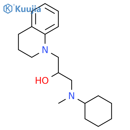 1(2H)-Quinolineethanol, a-[(cyclohexylmethylamino)methyl]-3,4-dihydro- structure