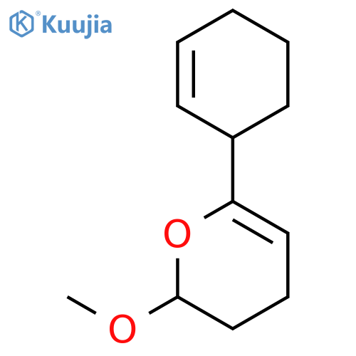 2H-Pyran, 6-(2-cyclohexen-1-yl)-3,4-dihydro-2-methoxy- structure