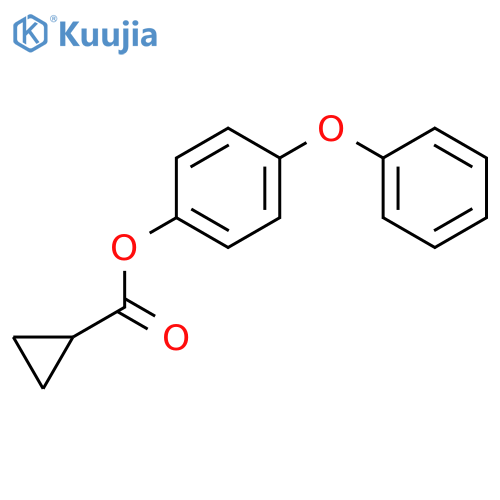 4-Phenoxyphenyl cyclopropanecarboxylate structure