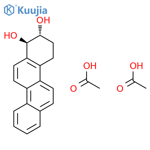 1,2-CHRYSENEDIOL, 1,2,3,4-TETRAHYDRO-, DIACETATE, TRANS- structure