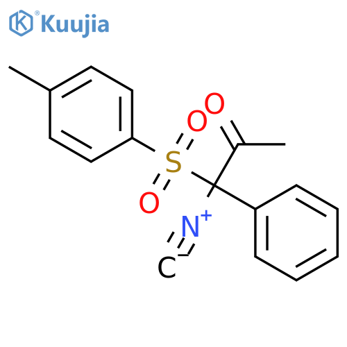 2-Propanone, 1-isocyano-1-[(4-methylphenyl)sulfonyl]-1-phenyl- structure