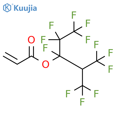 2-Propenoic acid, 1,2,2,3,3,3-hexafluoro-1-[2,2,2-trifluoro-1-(trifluoromethyl)ethyl]propyl ester structure