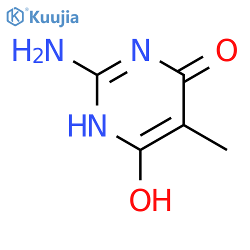 2-amino-6-hydroxy-5-methyl-1H-pyrimidin-4-one structure