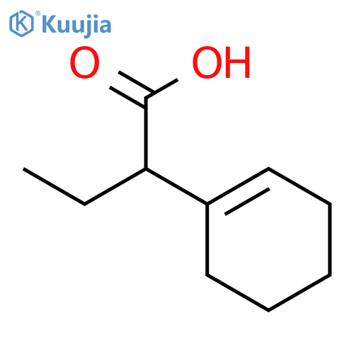 2-(1-Cyclohexenyl)butyric Acid structure